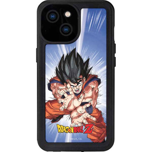 Dragon Ball Z Goku Kamehameha Blast iPhone 15 Waterproof Case